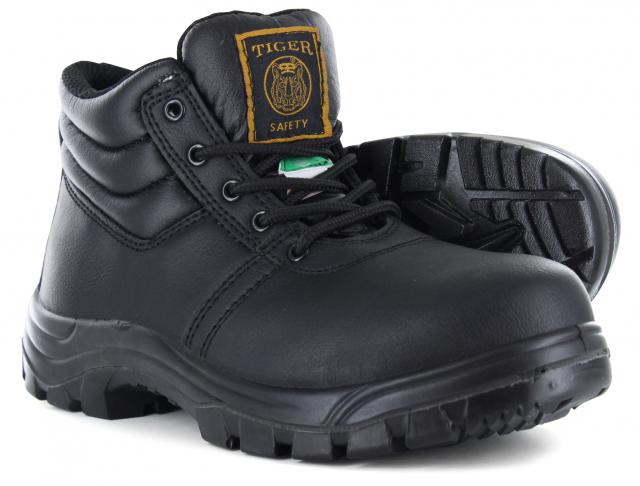 Tiger Boots Black #166-B Rumors Safety Zone