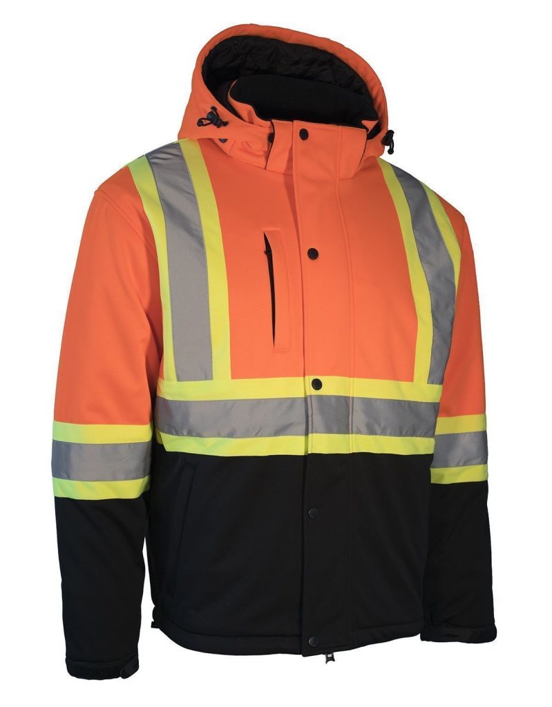 Forcefield Hi Vis Softshell Winter Safety Jacket - Rumors Safety Zone