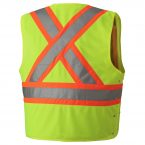 131 Hi-Viz Safety Vest Back