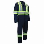Jackfield Insulated Coverall with Zipper on the Legs and Reflective Stripes