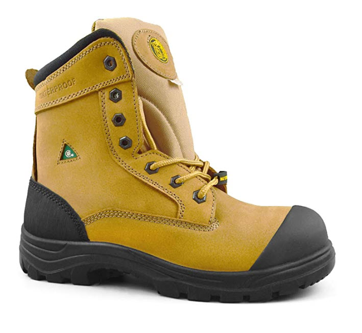 Tiger Men's 8" Steel Toe Safety Boots