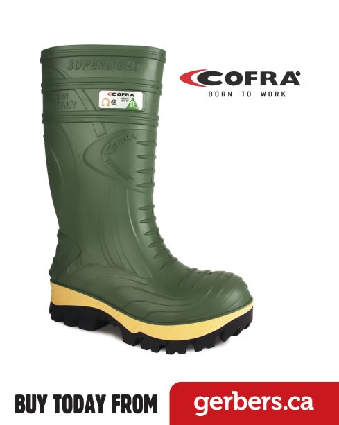 Cofra rubber boots green #C00040-15