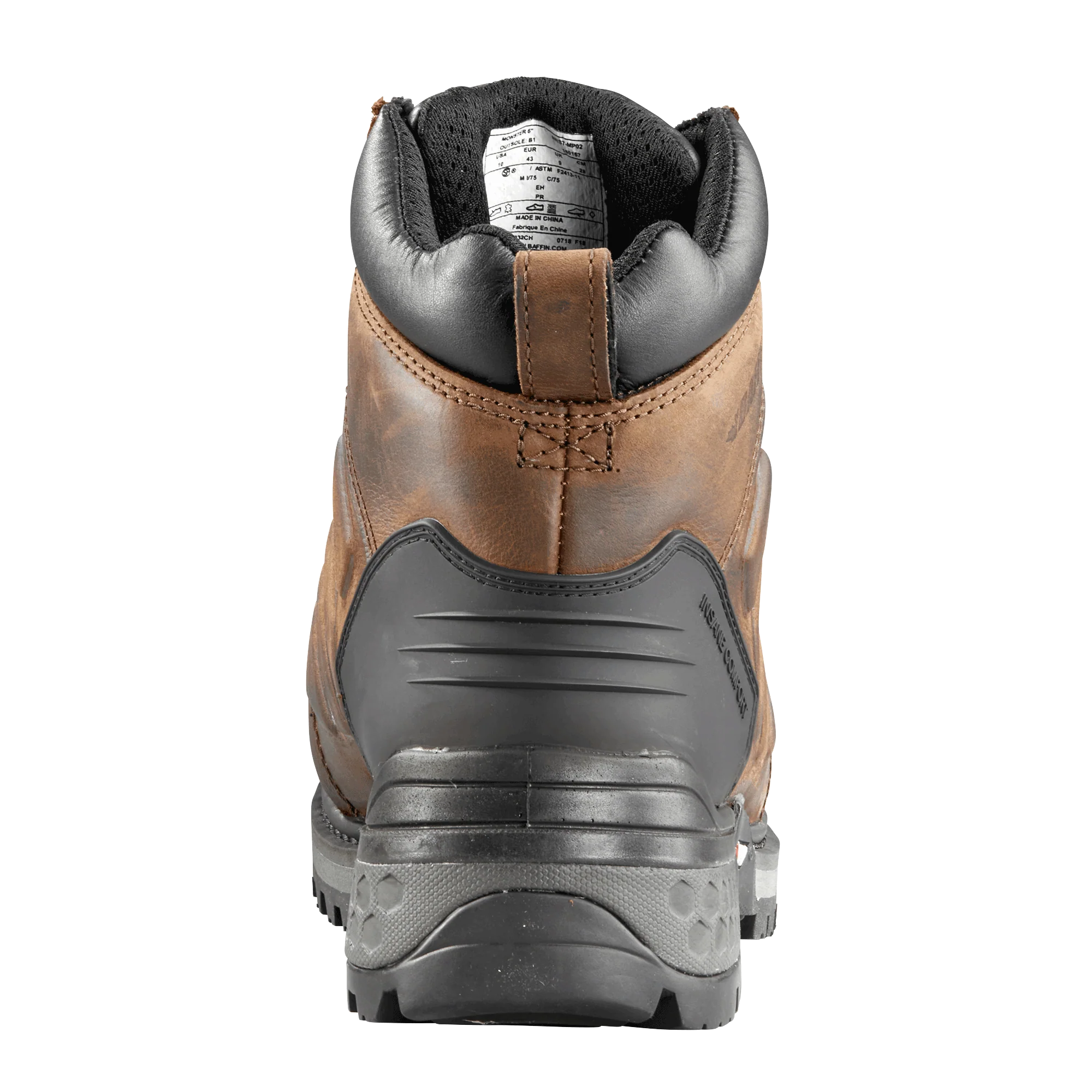 STC – Monster – Boot – #MNST-MP02 – Brown – Back