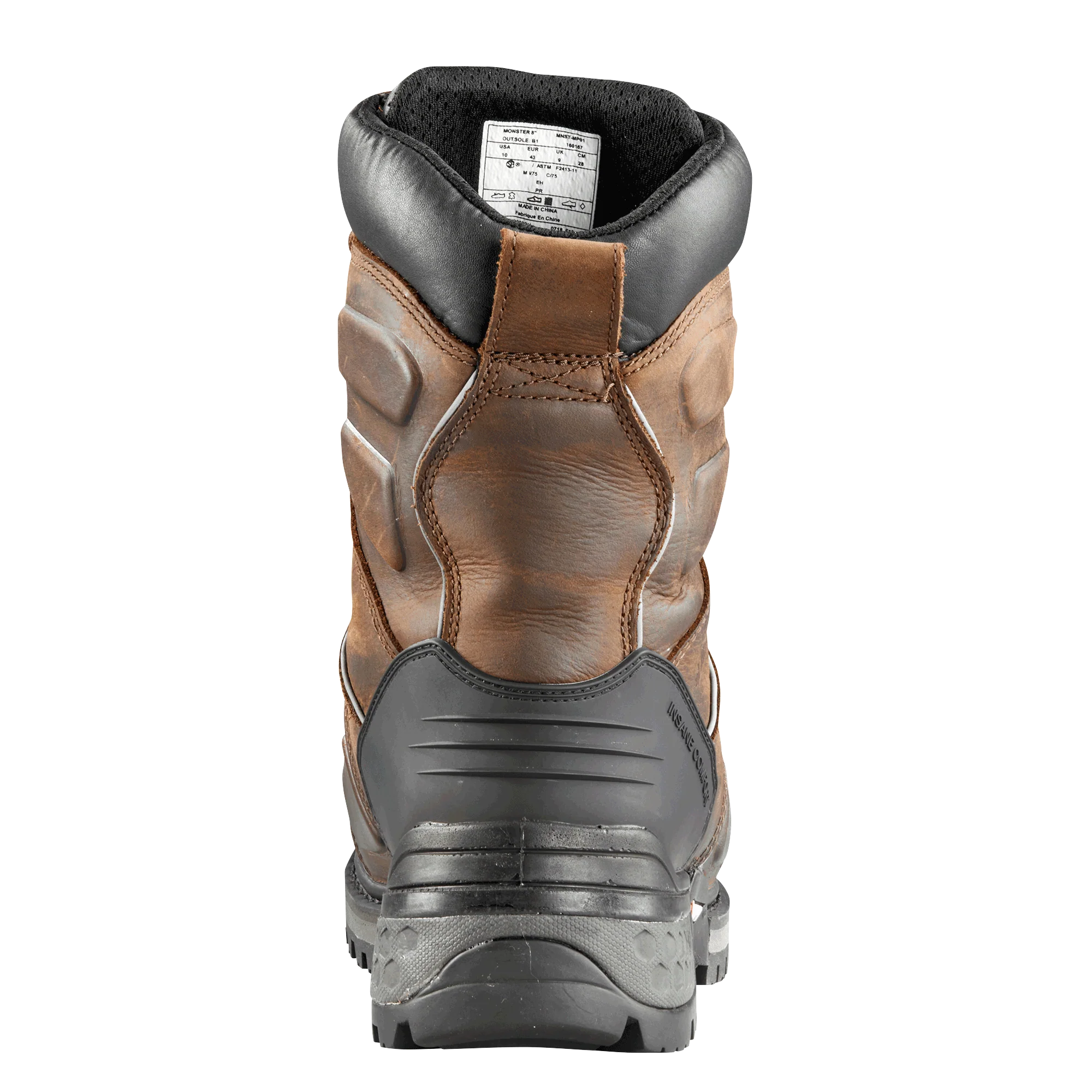 STC – Monster – Boot – #MNST-MP01 – Brown – Back