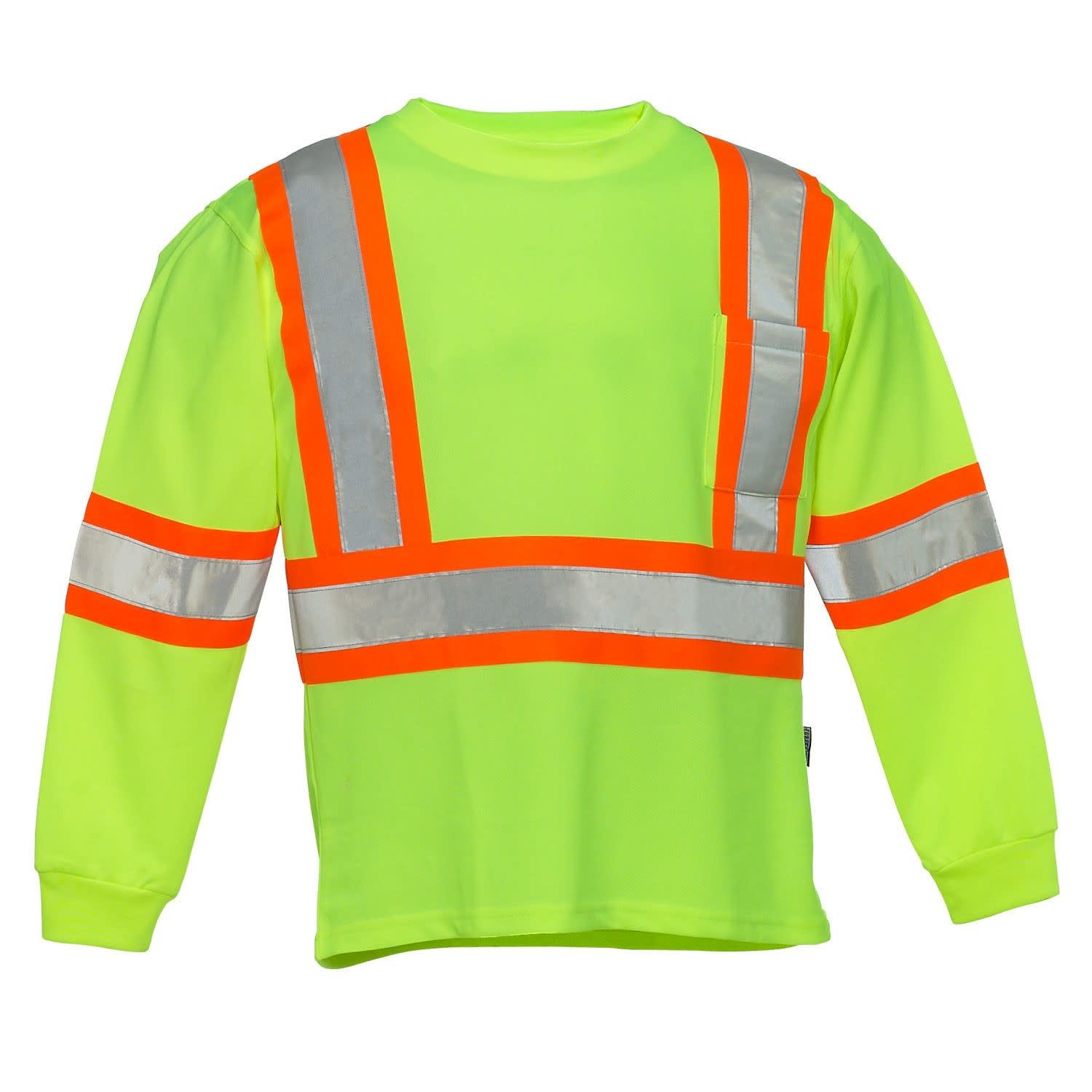 Forcefield long sleeve shirt #022-CBECSALYLS – lime, Large