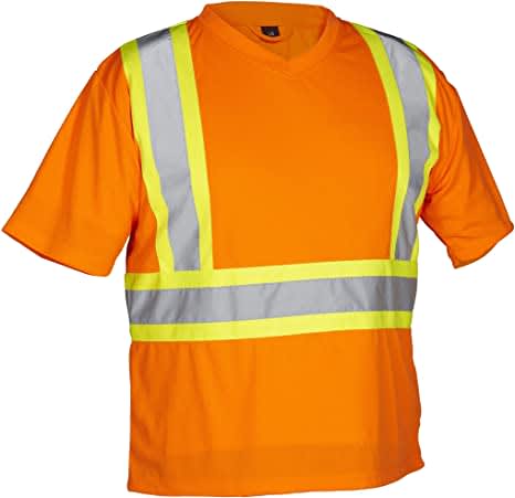 Forcefield short sleeve shirt orange #022-CBECSA – Orange, Large
