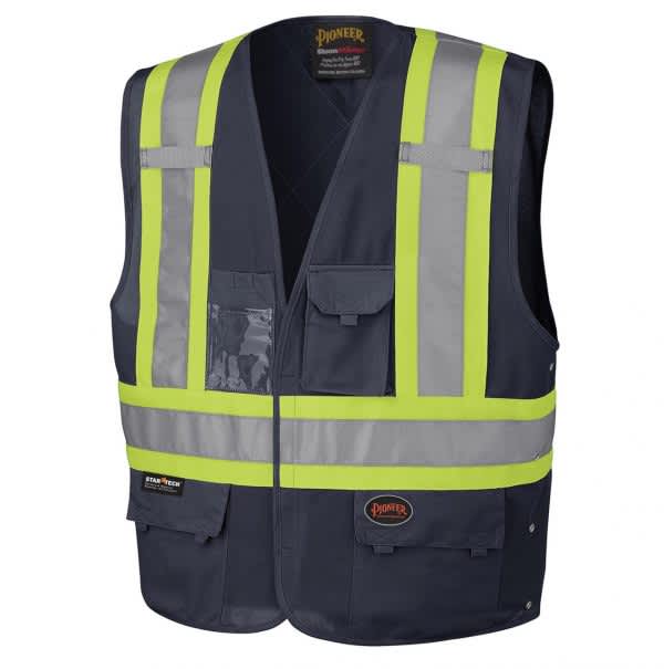 Hi Vis Safety Vest – 2XL/3XL, Navy